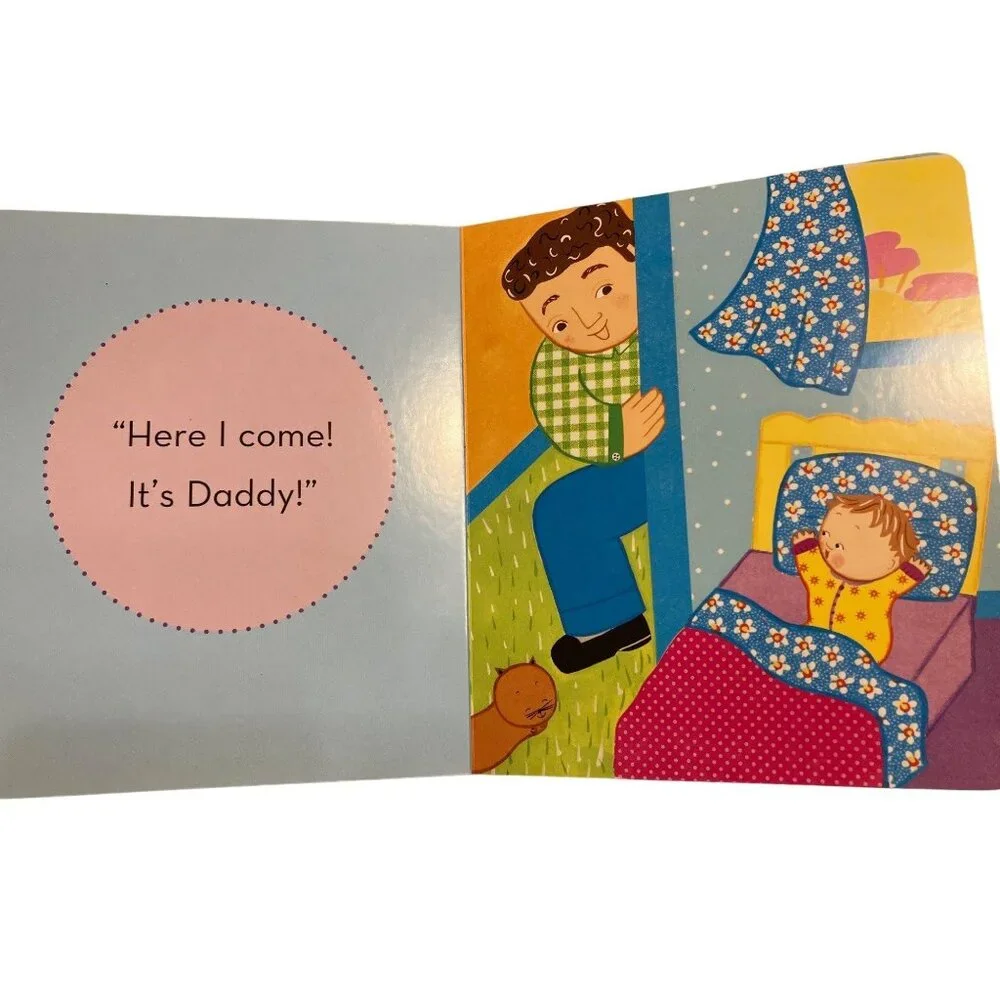 Toddler Board Book Lot Daddy Hugs Colors Nursery Rhymes Animal Playbook - Picture 12 of 13